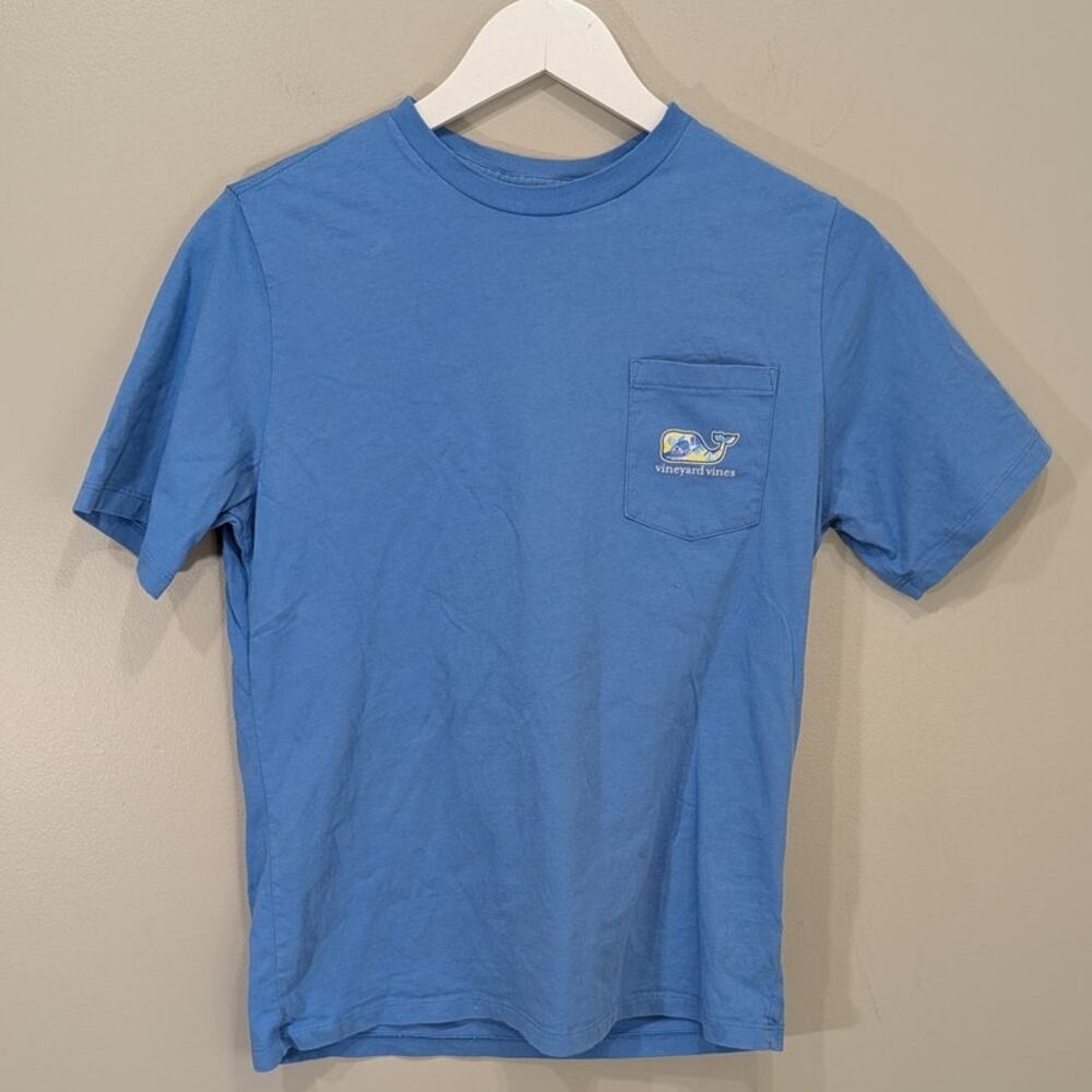 Vineyard Vines T-Shirt Kids Play Travel Classic Coastal Preppy - Size L(14)